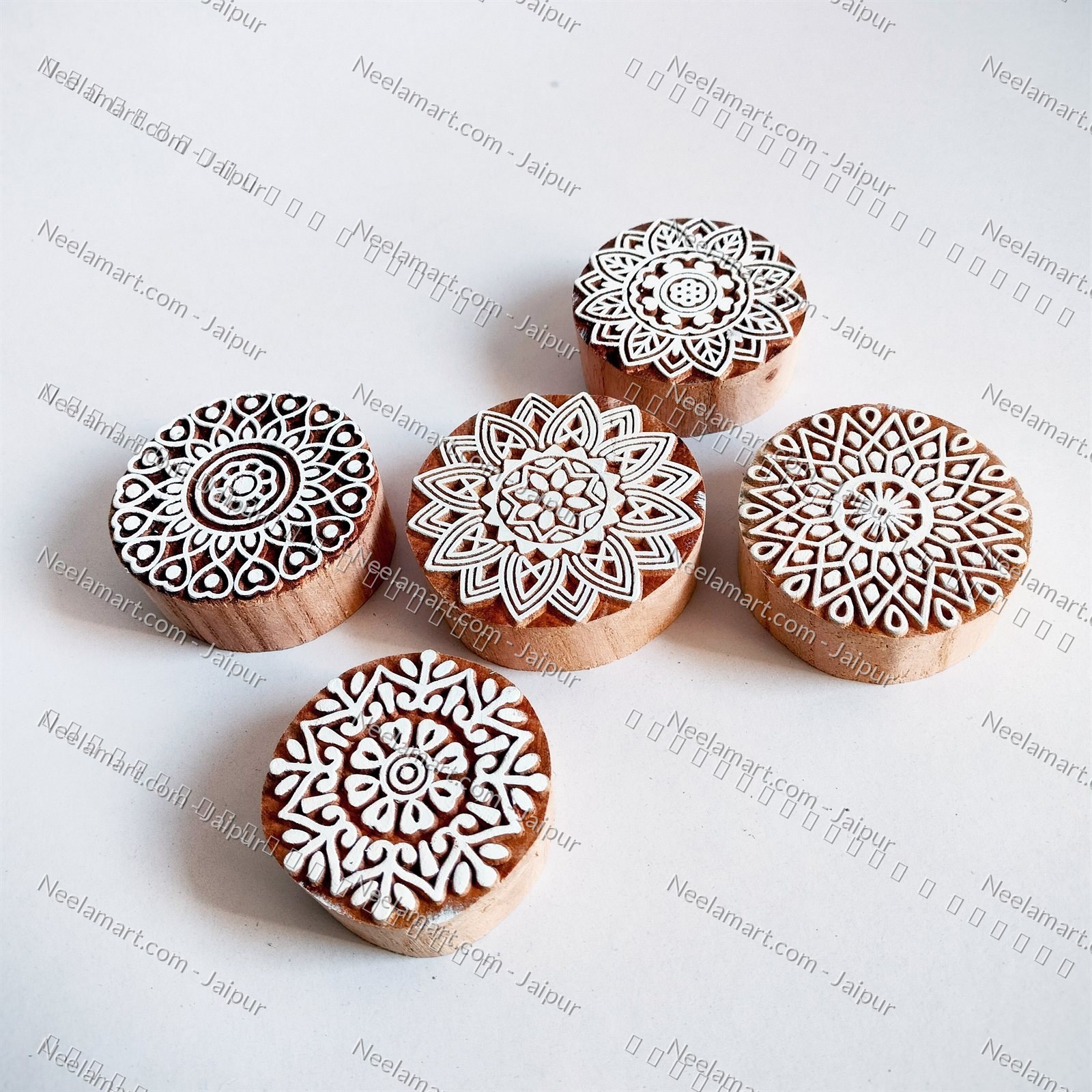Assorted Traditional Buti Print Set printed impression